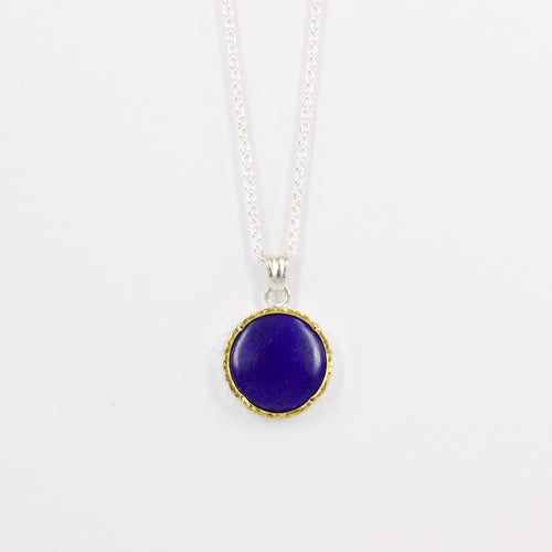 DM275C: Lapis disc pendant