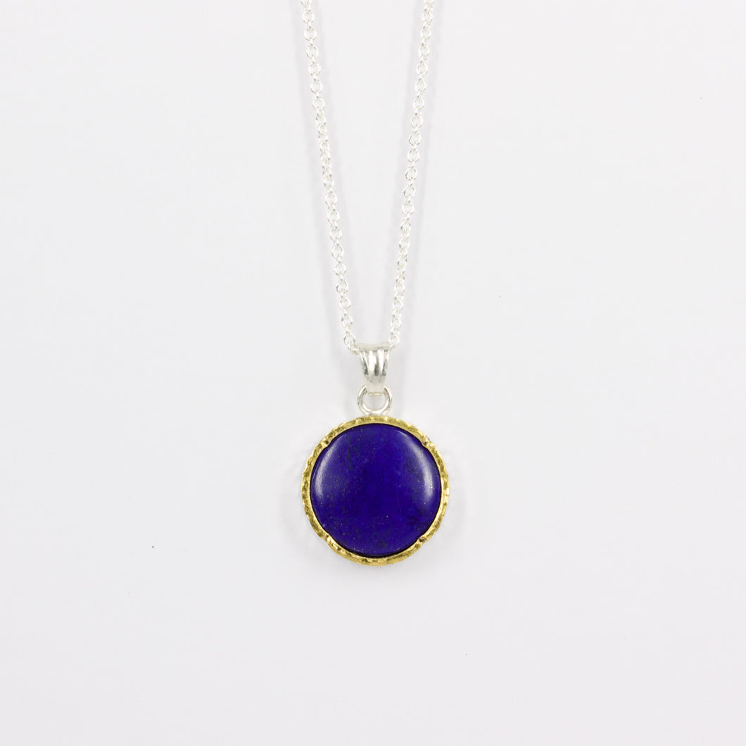 DM275C: Lapis disc pendant