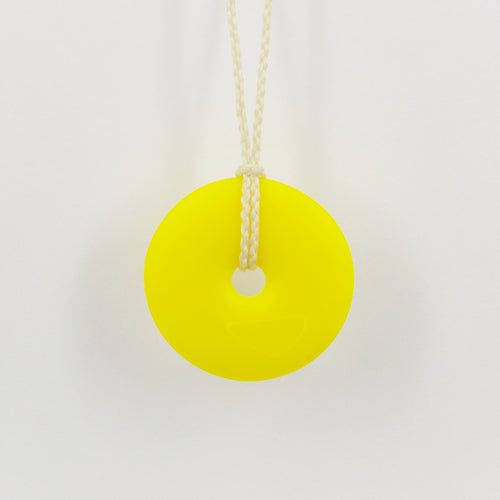 GSM14: Pi disc pendant - yellow