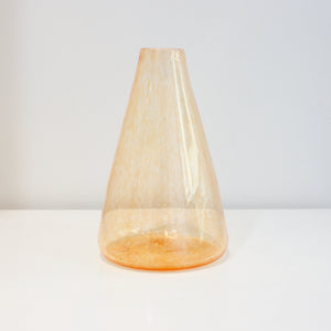 SALE Conical vase - orange