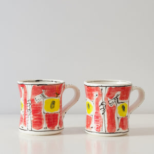 PH: Red animal mugs