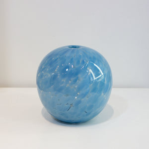 SALE Sphere vase - blue frit