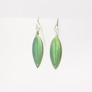 RB194: Laurel leaf earrings