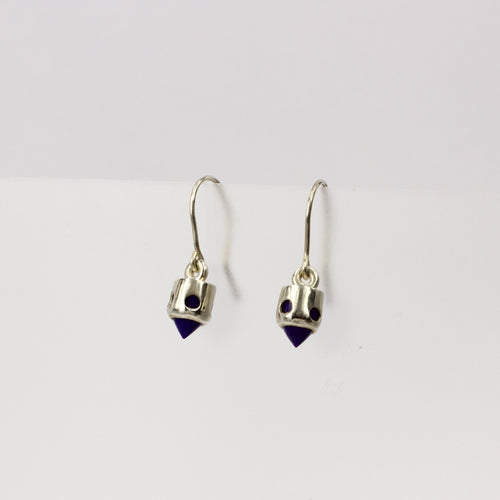 RK65: Bullet earrings - lapis lazuli