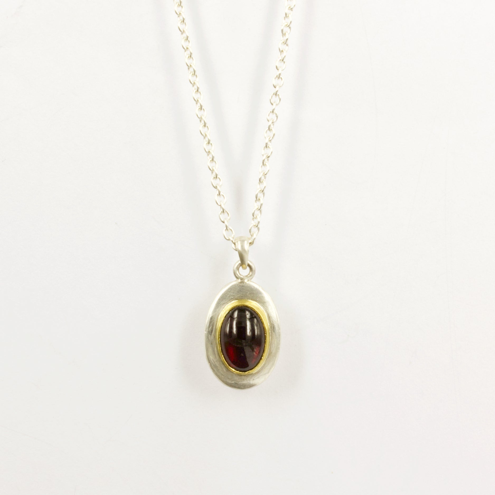 Large store garnet pendant